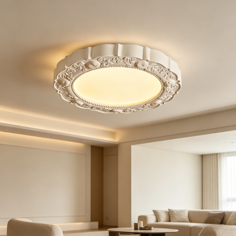 Kitchen Baking Island - Francuskie reliefowe lampy sufitowe LED z