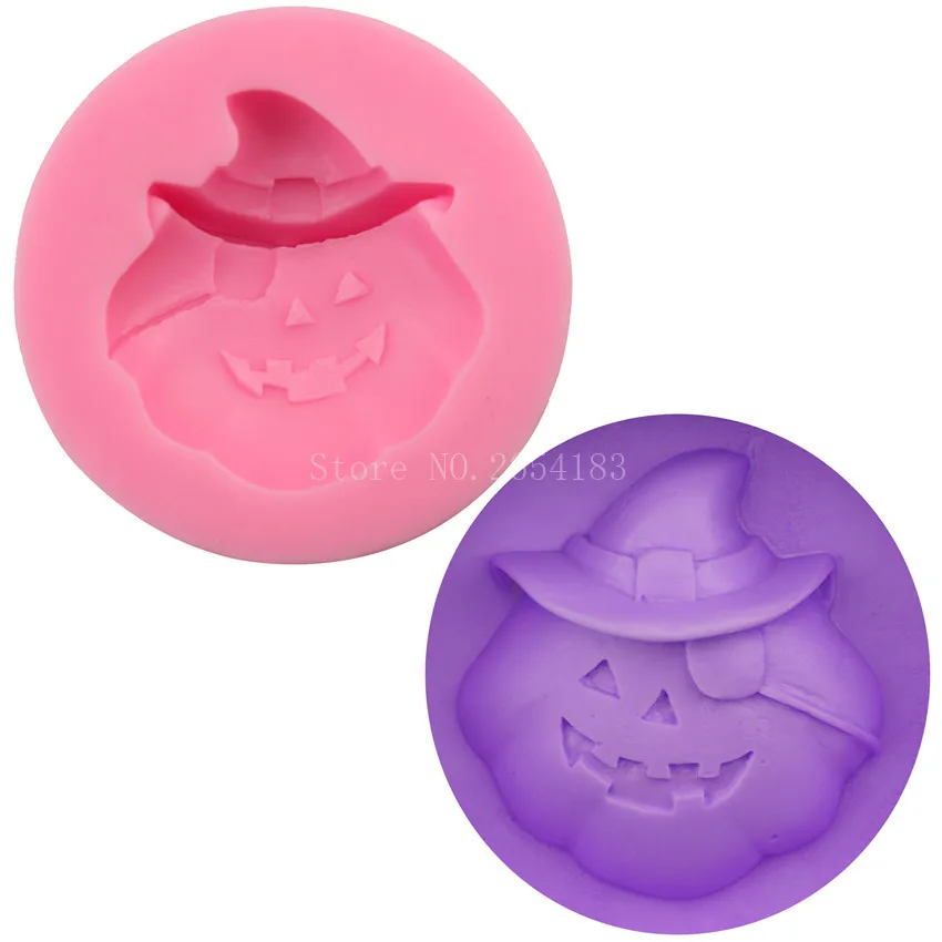 Kitchen Witch Baking - Cartoon Halloween dynia czarownica kremówka silikonowe