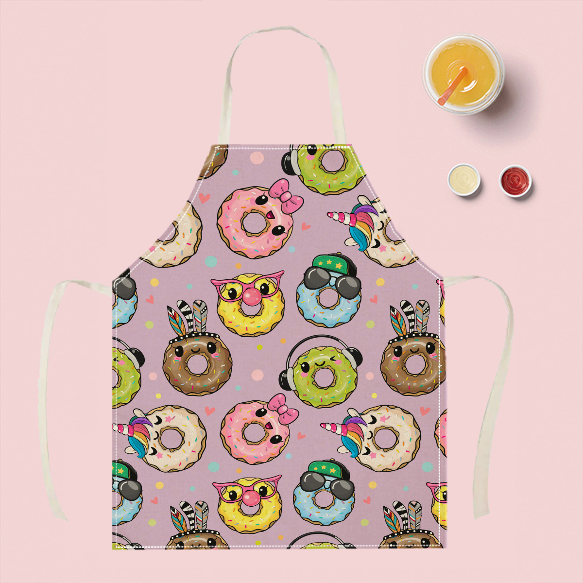 Kitchen Baking Ideas - 1 szt. Uroczy fartuch z kreskówkowym