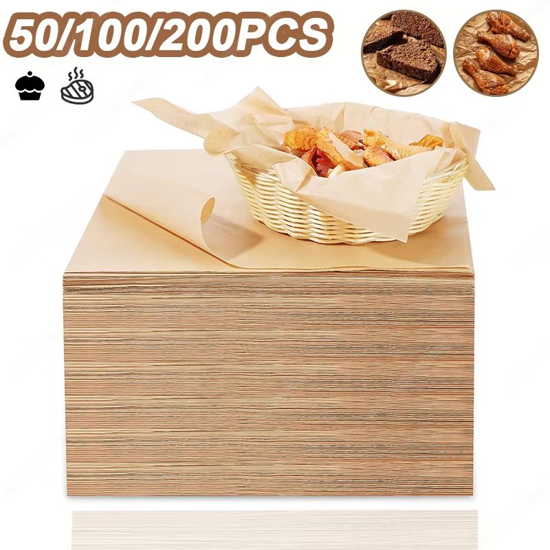 Kitchen Baking Oven - 50/100/200 szt. Papier do pieczenia pergaminowy