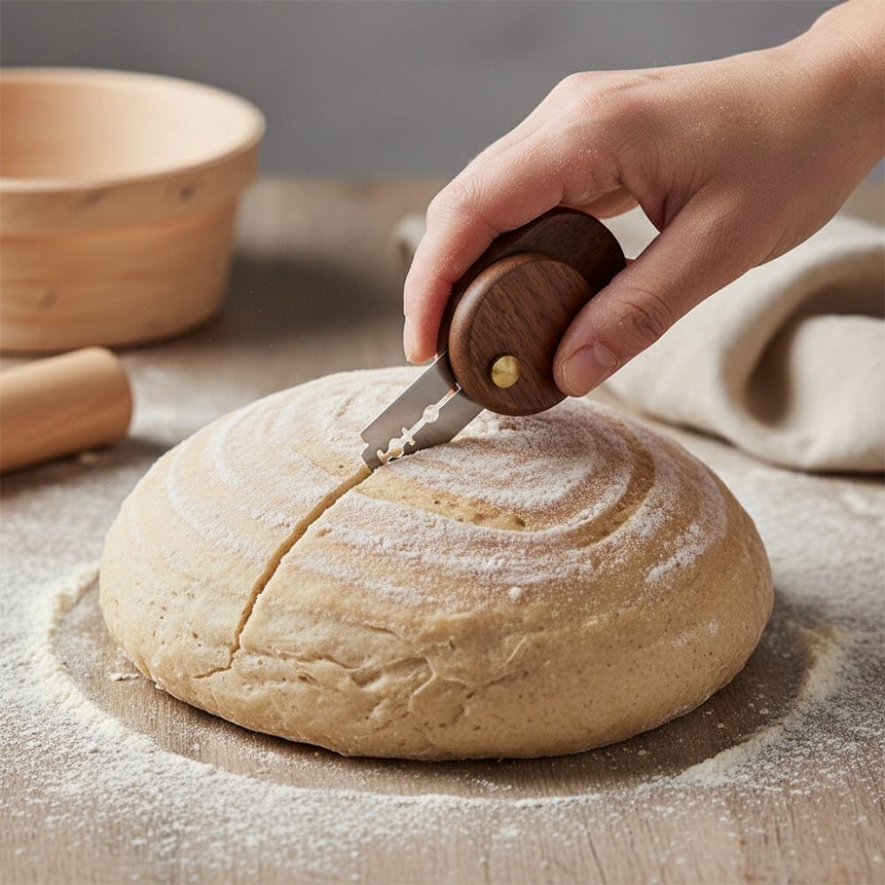 Składana drewniana rączka do n – Bread Lame Scoring recenzja i cena