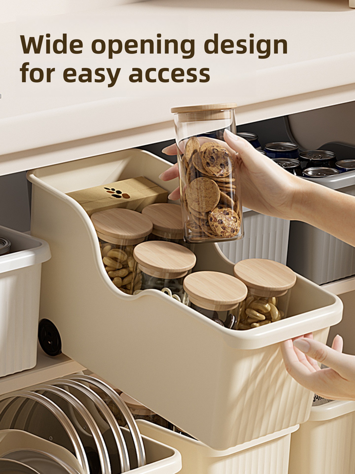 Organizer do przechowywania w  – Kitchen Cabinet Baking Organizer recenzja i cena