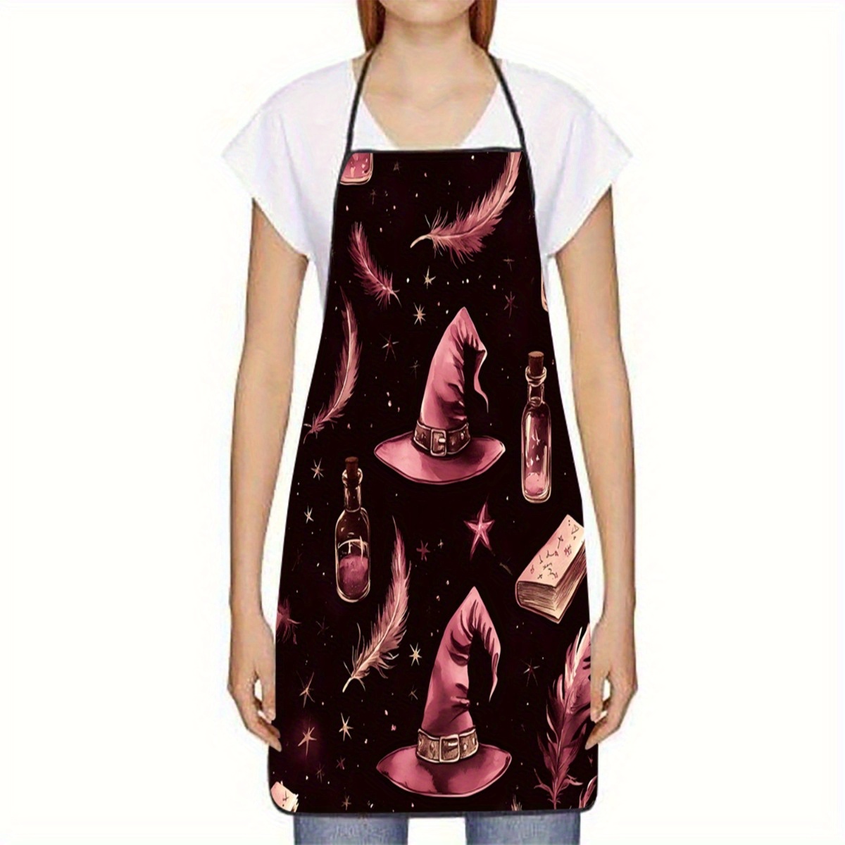 1 szt. Czarny fartuch bez ręka – Kitchen Witch Baking recenzja i cena