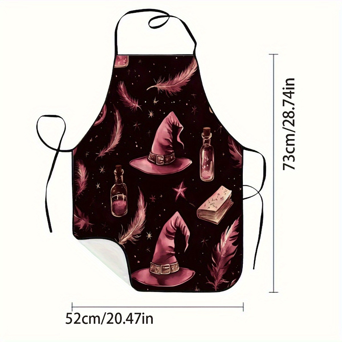 1 szt. Czarny fartuch bez ręka – Kitchen Witch Baking recenzja i cena