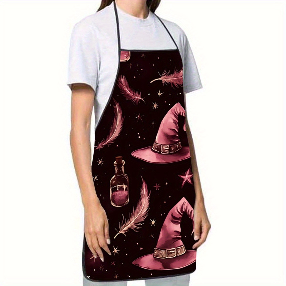 1 szt. Czarny fartuch bez ręka – Kitchen Witch Baking recenzja i cena