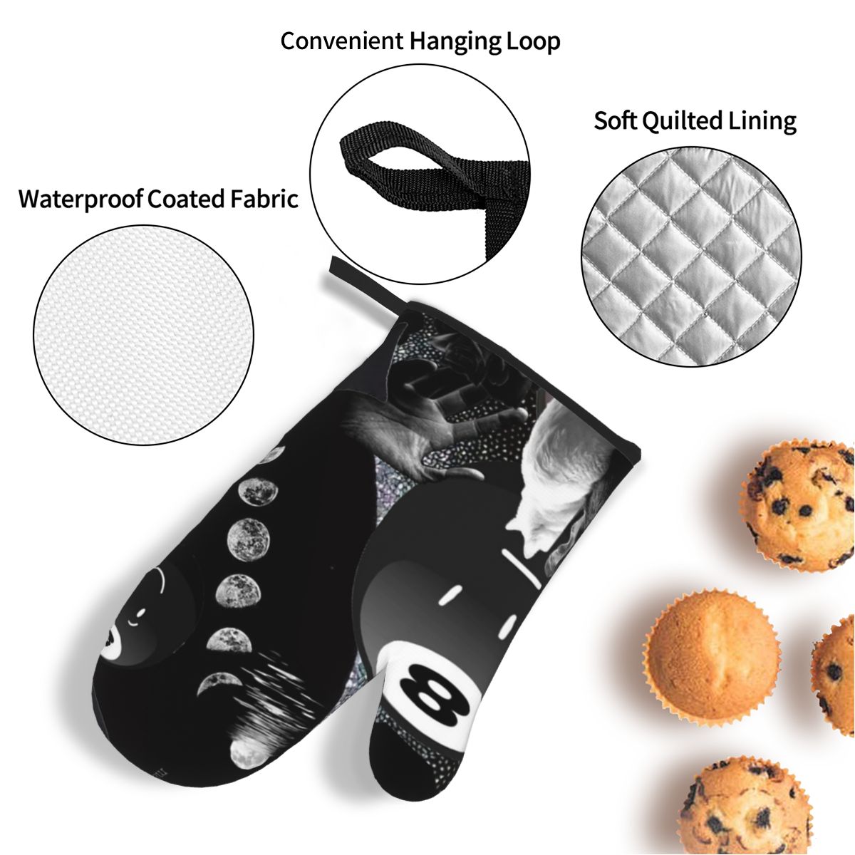 Rękawice kuchenne i podkładki  – Kitchen Baking Island recenzja i cena