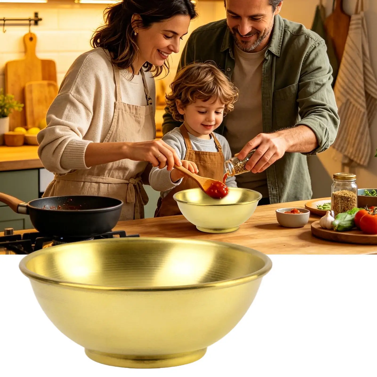 Miedziana miska, duże pojemnik – Kitchen Baking Storage Containers recenzja i cena