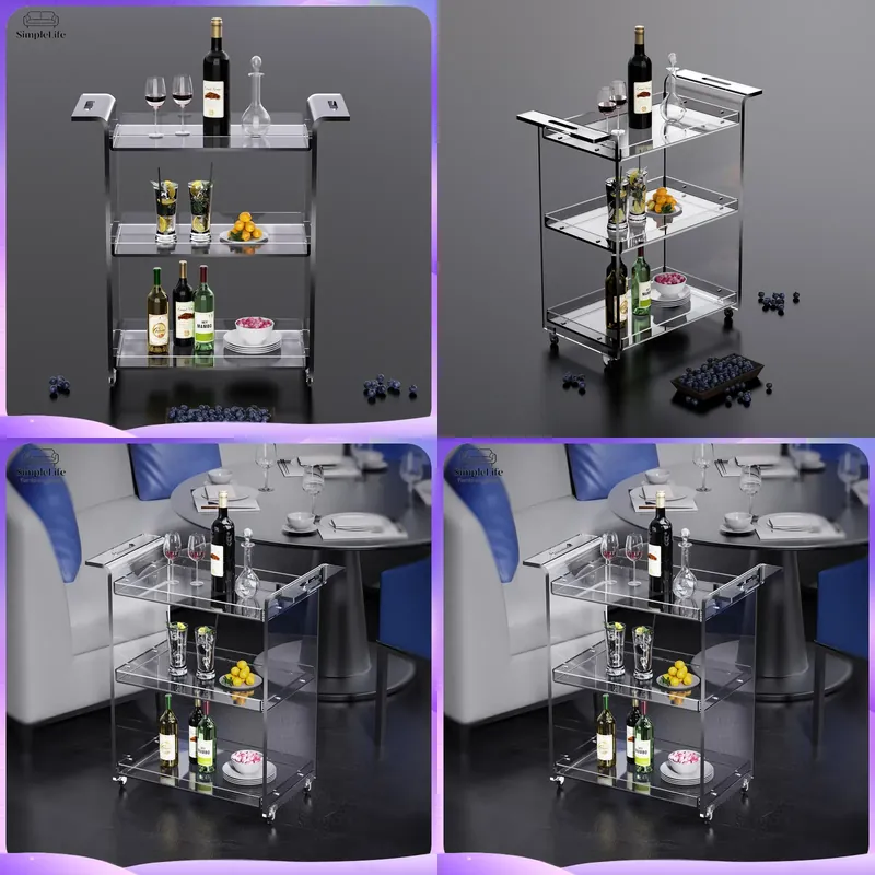 Nowoczesny 3-poziomowy wózek k – Kitchen Baking Trolley recenzja i cena