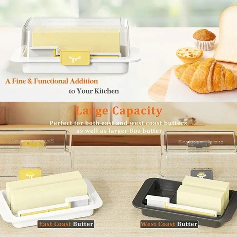 Pojemnik na masło z przezroczy – Kitchen Baking Storage Containers recenzja i cena