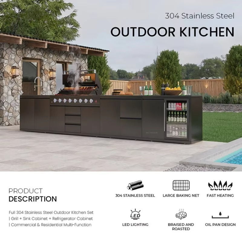 Kuchnia zewnętrzna z grillem B – Kitchen With Baking Station recenzja i cena