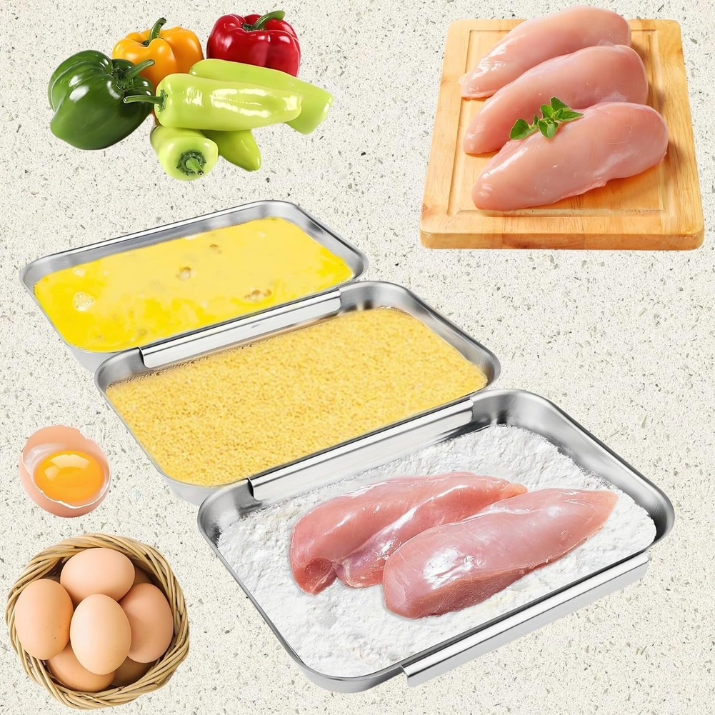 3-częściowy zestaw tac na przy – Kitchen With Baking Station recenzja i cena